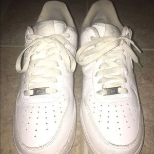 White Nike Air Forces